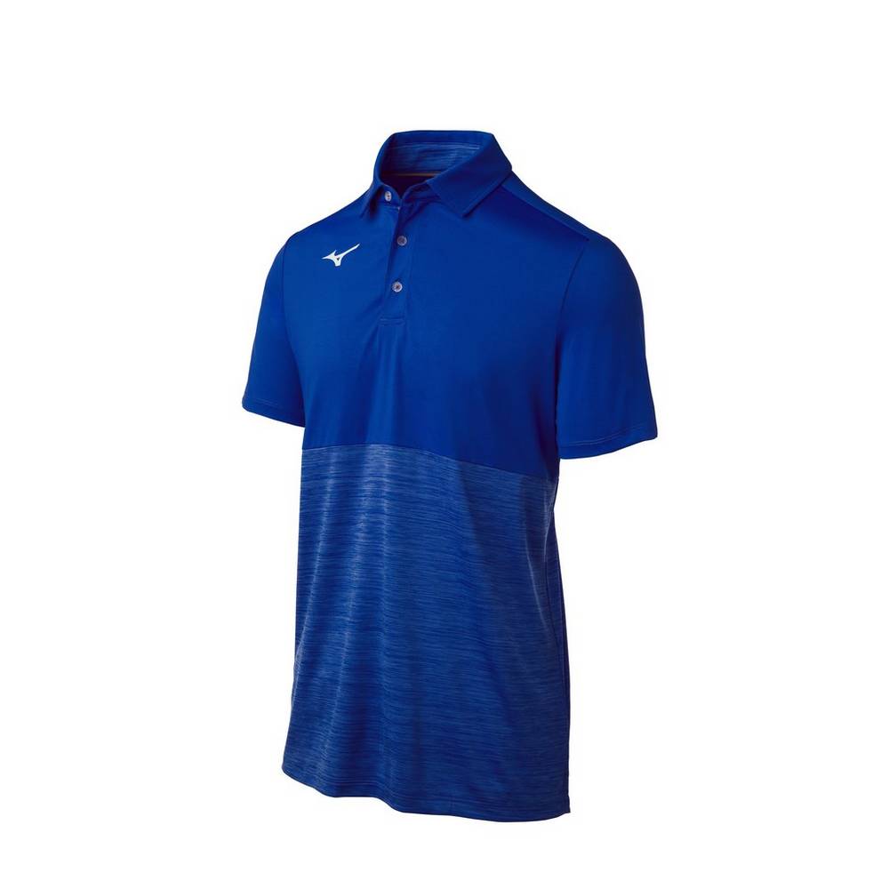 Polo Mizuno Alpha Uomo - Blu Reale - 79483-IDYC